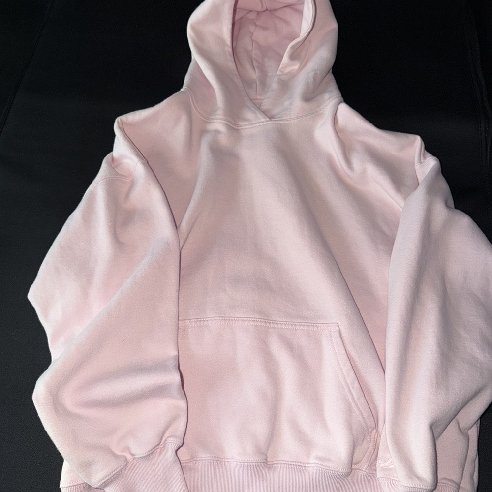 Cozy Pink Hoodie Hollister Size M